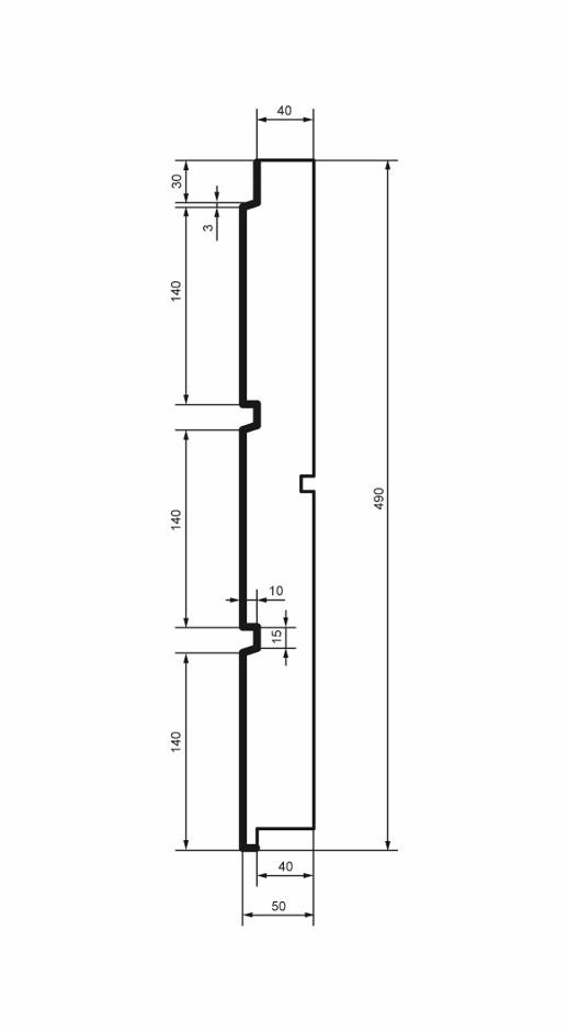 Fasadbeklädnad HC101-5