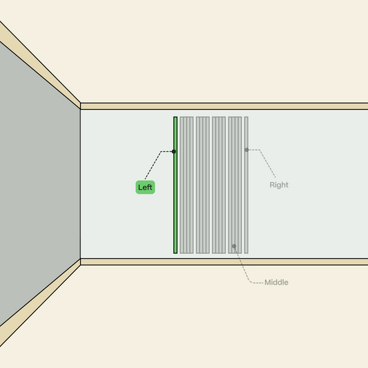 3D Väggpanel L0101 - Left