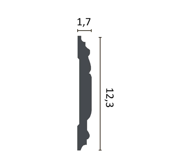 Vägglist Z314 Flex