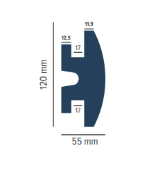 Taklist indirekt ljus KD306